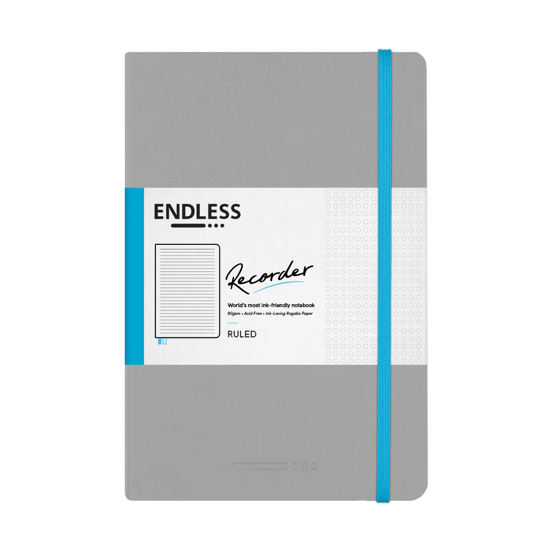 Recorder Notebook - Mountain Snow - Regalia Paper - A5 - Image 3