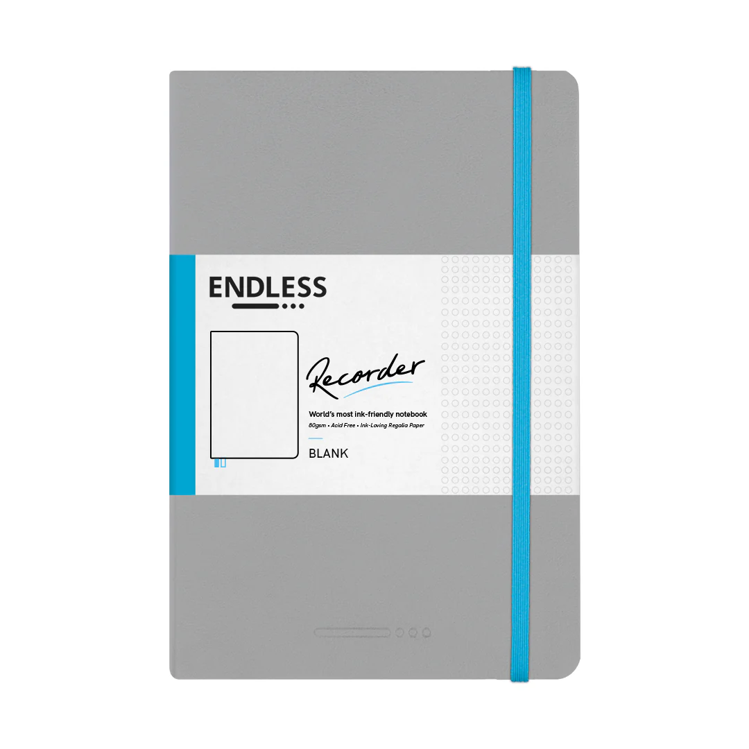 Recorder Notebook - Mountain Snow - Regalia Paper - A5 - Image 4