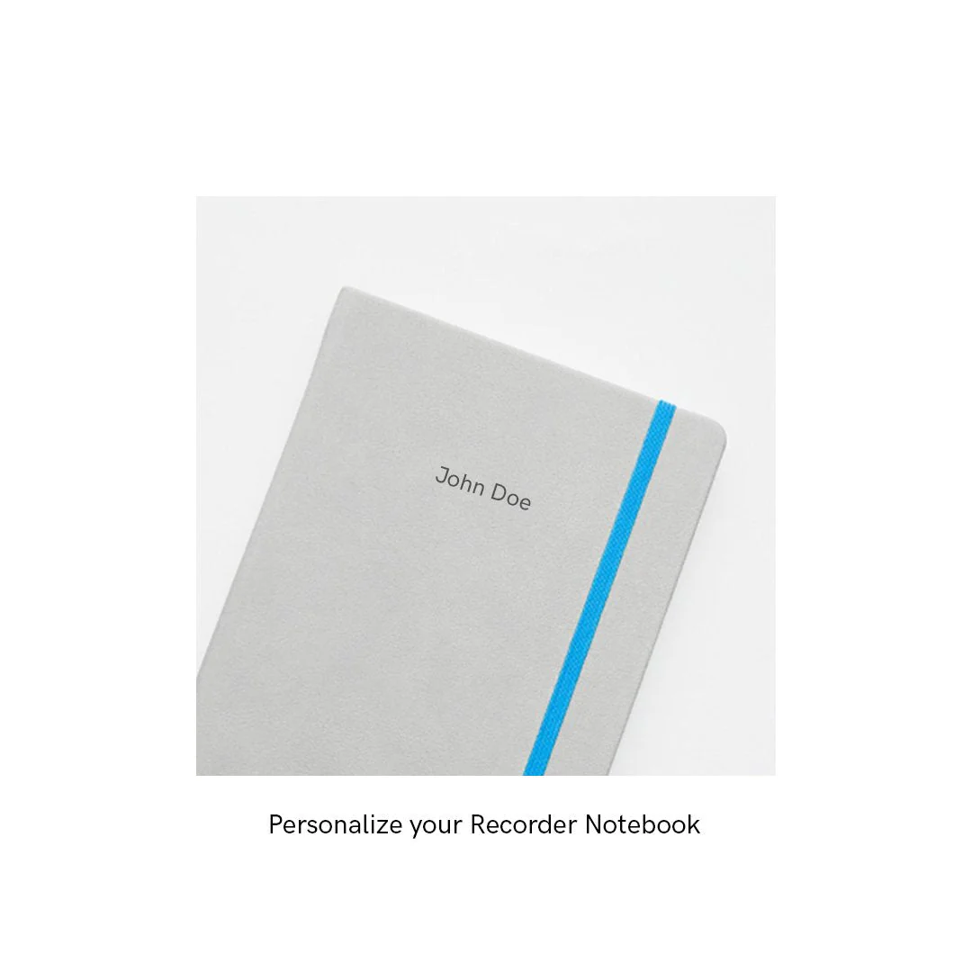 Recorder Notebook - Mountain Snow - Regalia Paper - A5 - Image 8