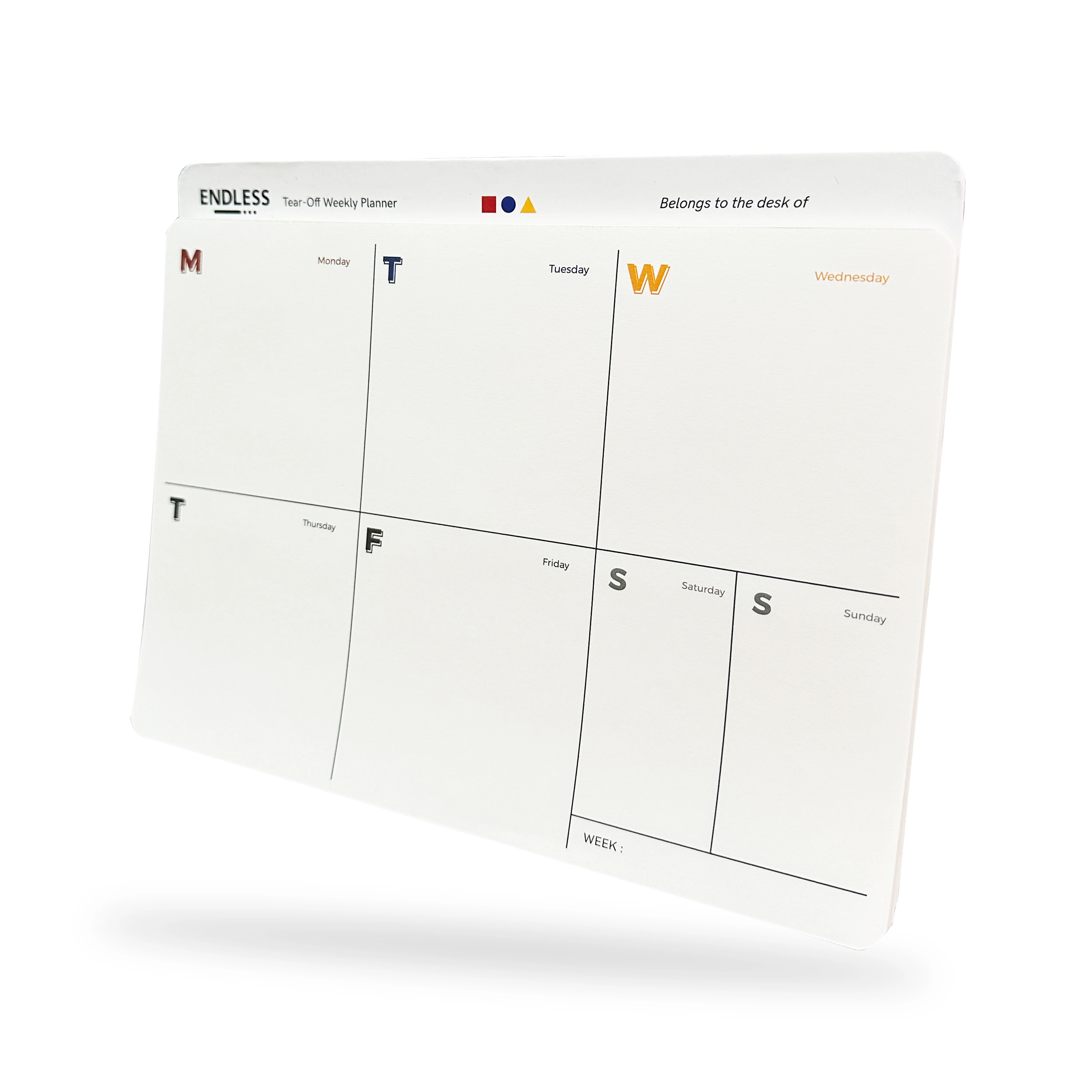Endless LABS.14 Creative Block- WEEKLY Tear-Off Notepads - 70 Sheets - Image 3