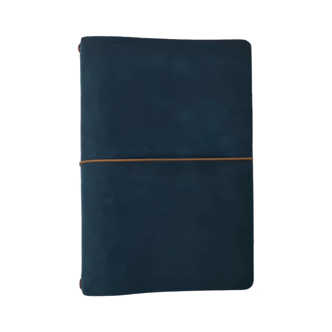 Explorer - Refillable Leather Journal Regalia Paper - Blue - Image 3