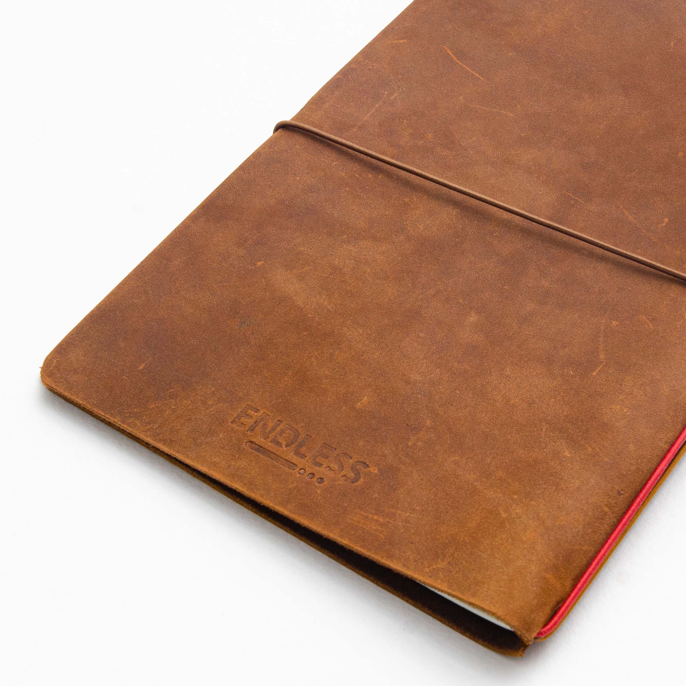 Explorer - Refillable Leather Journal Regalia Paper - Brown - Image 8