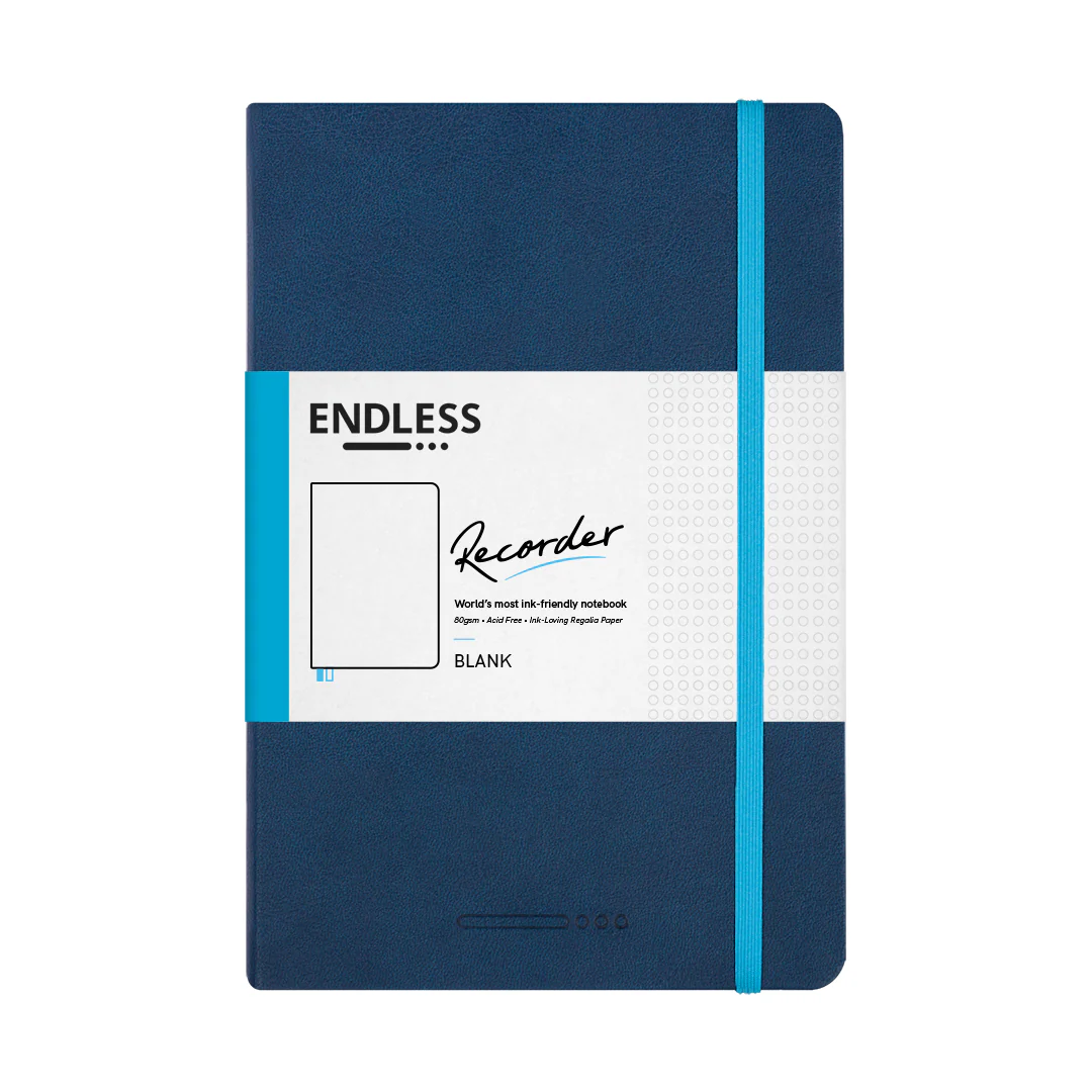 Recorder Notebook - Deep Ocean - Regalia Paper - A5 - Image 15