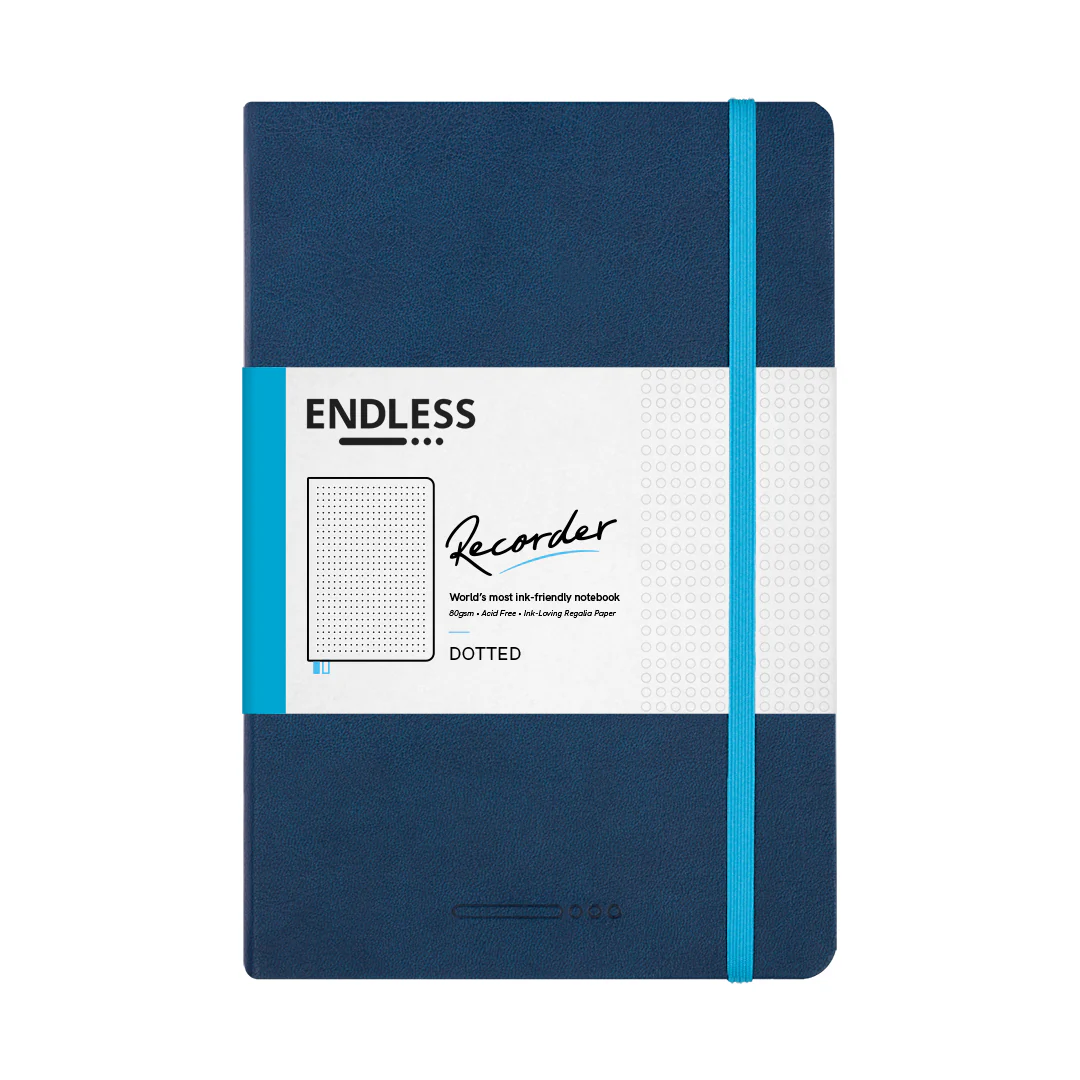 Recorder Notebook - Deep Ocean - Regalia Paper - A5 - Image 16