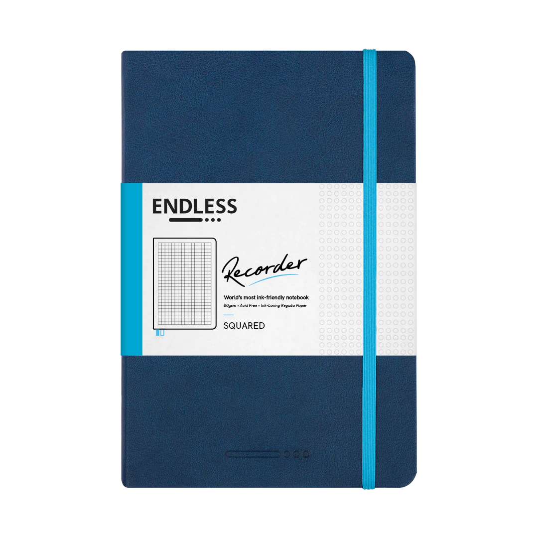 Recorder Notebook - Deep Ocean - Regalia Paper - A5 - Image 5